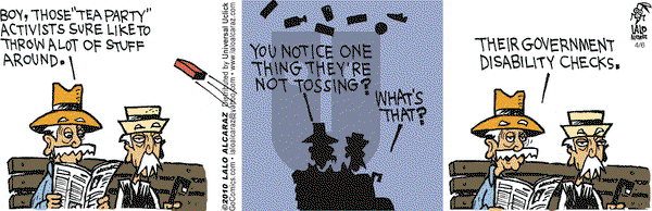 La Cucaracha on Tuesday April 6, 2010 Comic Strip
