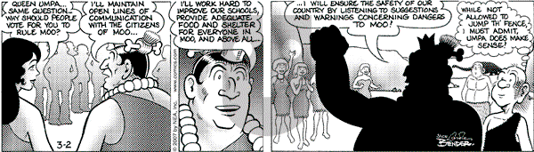 Alley Oop on Friday March 2, 2007 Comic Strip