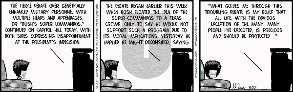 The Boondocks on Wednesday March 25, 2009 Comic Strip