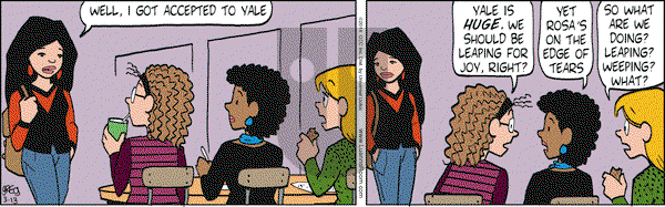 Luann on Thursday March 13, 2014 Comic Strip