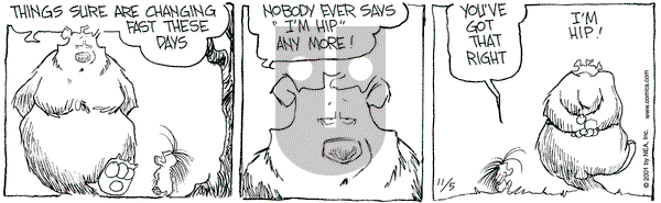 The Grizzwells on Monday November 5, 2001 Comic Strip