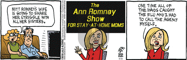 La Cucaracha on Monday April 30, 2012 Comic Strip