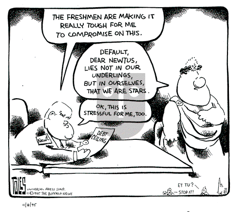 Tom Toles on Wednesday November 8, 1995 Comic Strip