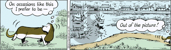 Fred Basset on Thursday August 20, 2015 Comic Strip
