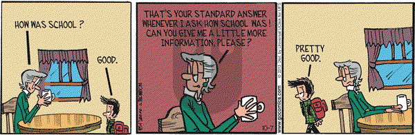 Grand Avenue on Monday October 7, 2013 Comic Strip