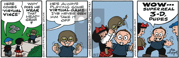 Nancy on Monday October 8, 2012 Comic Strip