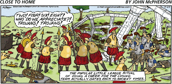 Close to Home on Sunday November 27, 2005 Comic Strip