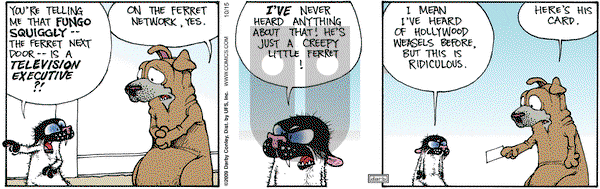 Get Fuzzy on Thursday October 15, 2009 Comic Strip