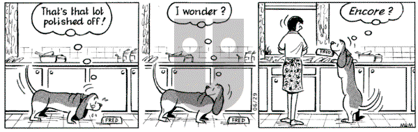 Fred Basset on Tuesday June 29, 2004 Comic Strip