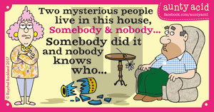 Aunty Acid on Wednesday March 1, 2017 Comic Strip