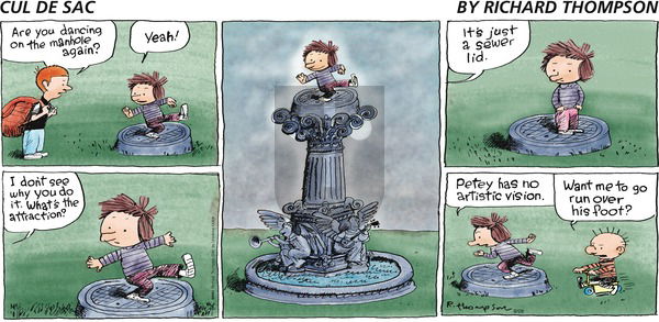 Cul de Sac - Sunday September 28, 2014 Comic Strip