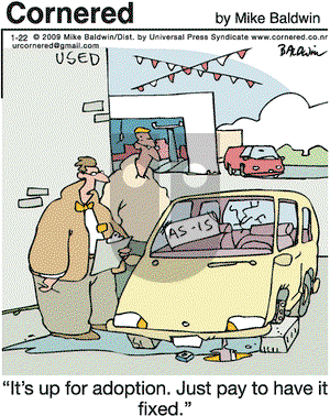 Cornered on Thursday January 22, 2009 Comic Strip