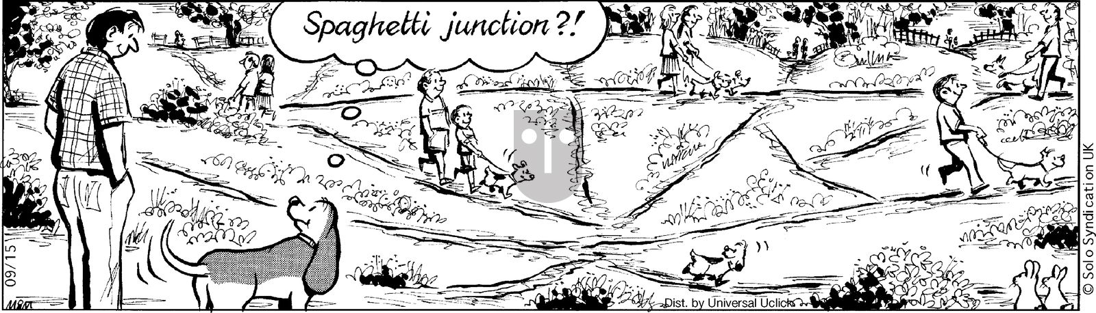 Fred Basset on Monday September 15, 2014 Comic Strip