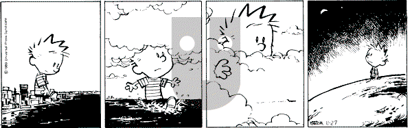 Calvin and Hobbes - Monday November 27, 1989 Comic Strip