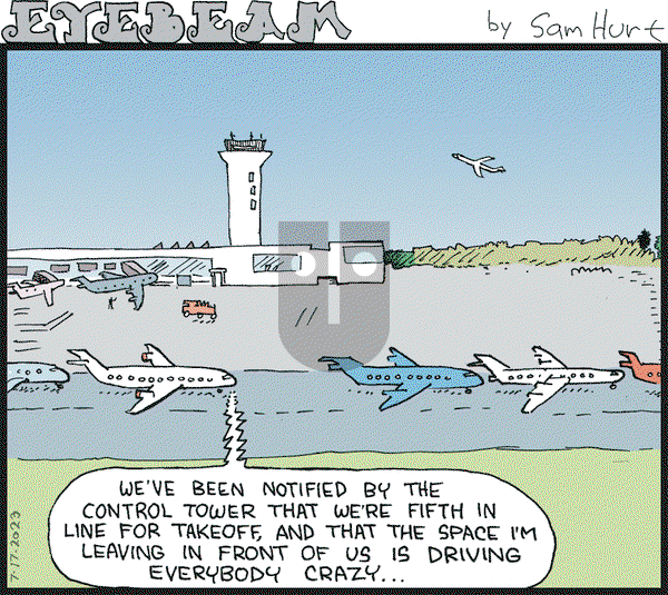 Eyebeam on Monday July 17, 2023 Comic Strip