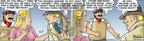 Alley Oop on Tuesday April 7, 2015 Comic Strip