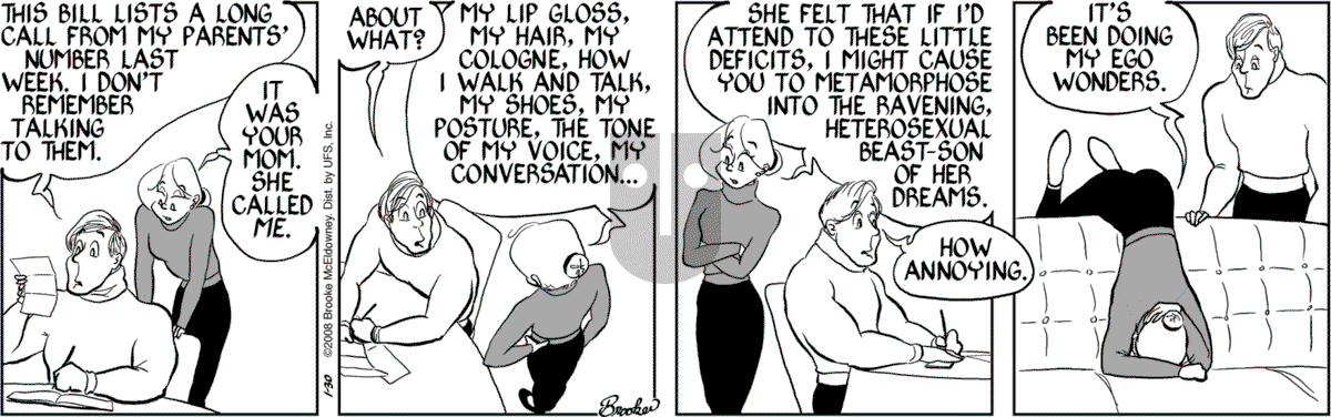 9 Chickweed Lane - Wednesday January 30, 2008 Comic Strip