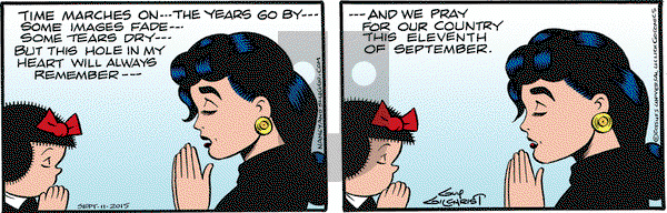 Nancy on Friday September 11, 2015 Comic Strip
