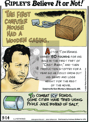 Ripley's Believe It or Not on Wednesday May 14, 2025 Comic Strip