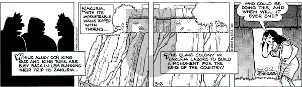 Alley Oop on Wednesday March 6, 2002 Comic Strip