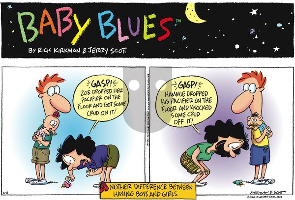 Baby Blues on Sunday June 8, 1997 Comic Strip