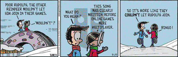 Grand Avenue on Wednesday November 29, 2017 Comic Strip
