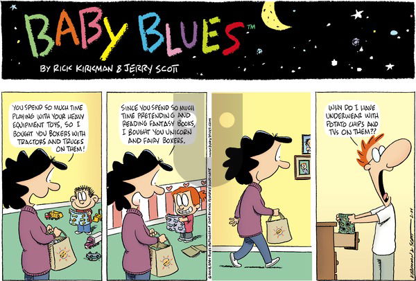 Baby Blues on Sunday February 24, 2008 Comic Strip