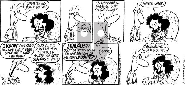 Baby Blues on Sunday July 29, 1990 Comic Strip