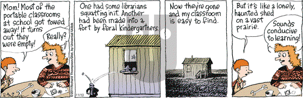 Cul de Sac on Thursday November 10, 2016 Comic Strip