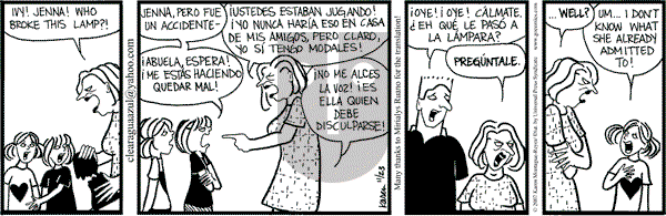 Clear Blue Water on Friday November 23, 2007 Comic Strip