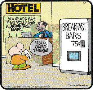 Ziggy on Saturday August 1, 2015 Comic Strip