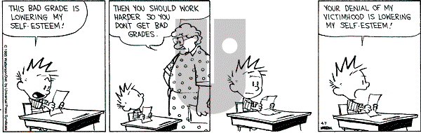 Calvin and Hobbes - Friday April 7, 1995 Comic Strip