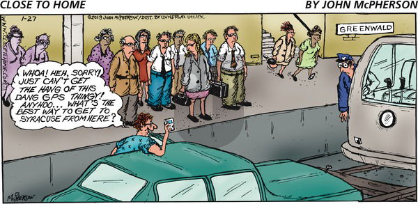 Close to Home on Sunday January 27, 2013 Comic Strip