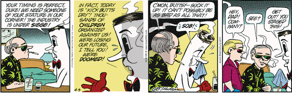 Doonesbury on Wednesday April 5, 2000 Comic Strip