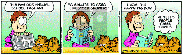 Garfield on Friday May 22, 1998 Comic Strip