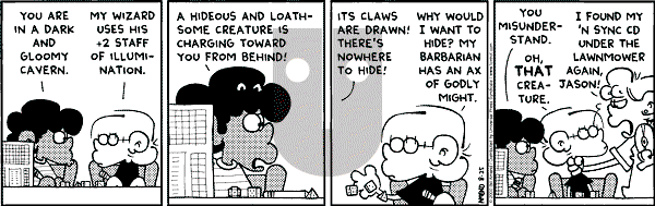 FoxTrot on Friday August 25, 2000 Comic Strip