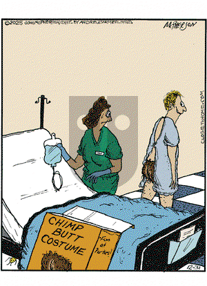 Close to Home on Wednesday December 31, 2025 Comic Strip