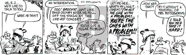 Over the Hedge on Thursday May 2, 1996 Comic Strip