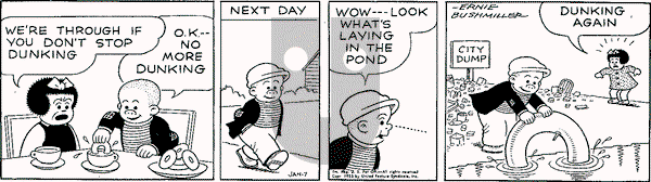 Nancy Classics on Thursday January 7, 2016 Comic Strip