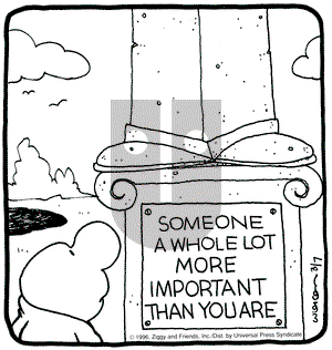 Ziggy on Thursday March 7, 1996 Comic Strip