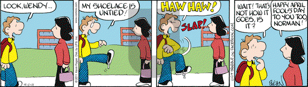 Drabble on Friday April 1, 2011 Comic Strip