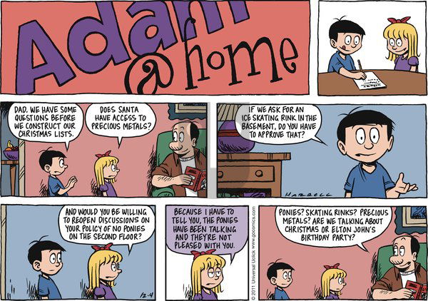Adam@Home on Sunday December 4, 2011 Comic Strip