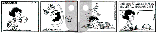 Peanuts on Saturday December 5, 1964 Comic Strip
