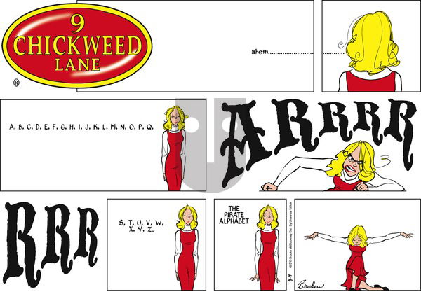 9 Chickweed Lane on Sunday August 7, 2016 Comic Strip