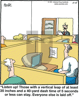 In the Bleachers on Tuesday May 15, 2001 Comic Strip
