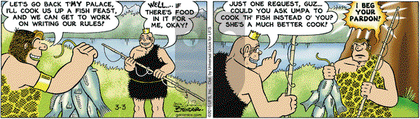 Alley Oop on Thursday March 3, 2016 Comic Strip