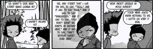 The Boondocks on Saturday May 17, 2014 Comic Strip