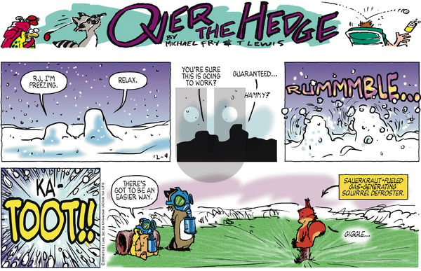 Over the Hedge on Sunday December 4, 2016 Comic Strip