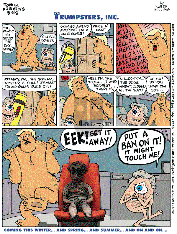 Tom the Dancing Bug on Friday February 3, 2017 Comic Strip