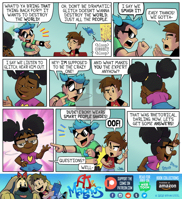 AJ and Magnus on Monday February 22, 2021 Comic Strip